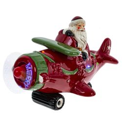 GAEM Фигурка декоративная "Самолёт" (подсвет, муз, движ, 3хААА н/п), L29 W18 H19 см, 2в.