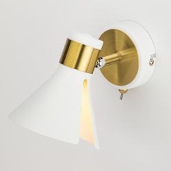 Светильник настенно-потолочный спот Rivoli Maira 7054-701 1 х Е14 40 Вт поворотный с выключателем | Rivoli