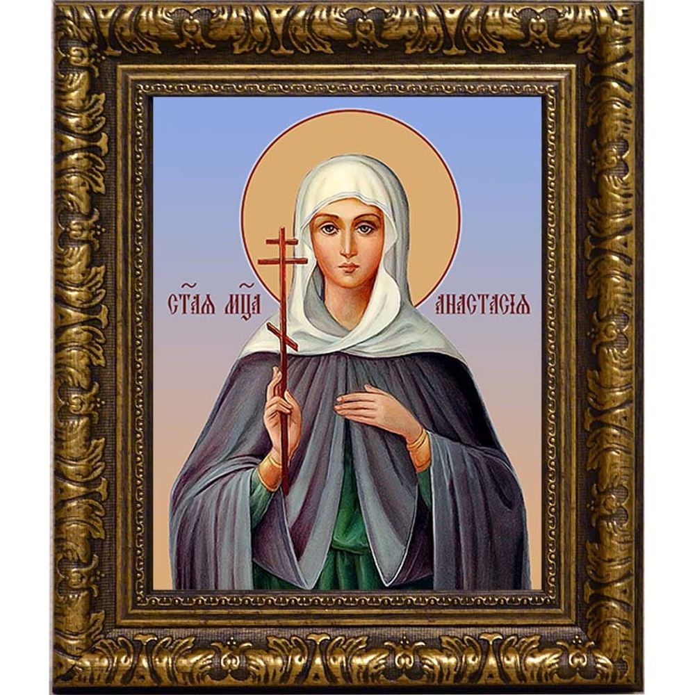 Анастасия мученица. Икона на холсте.