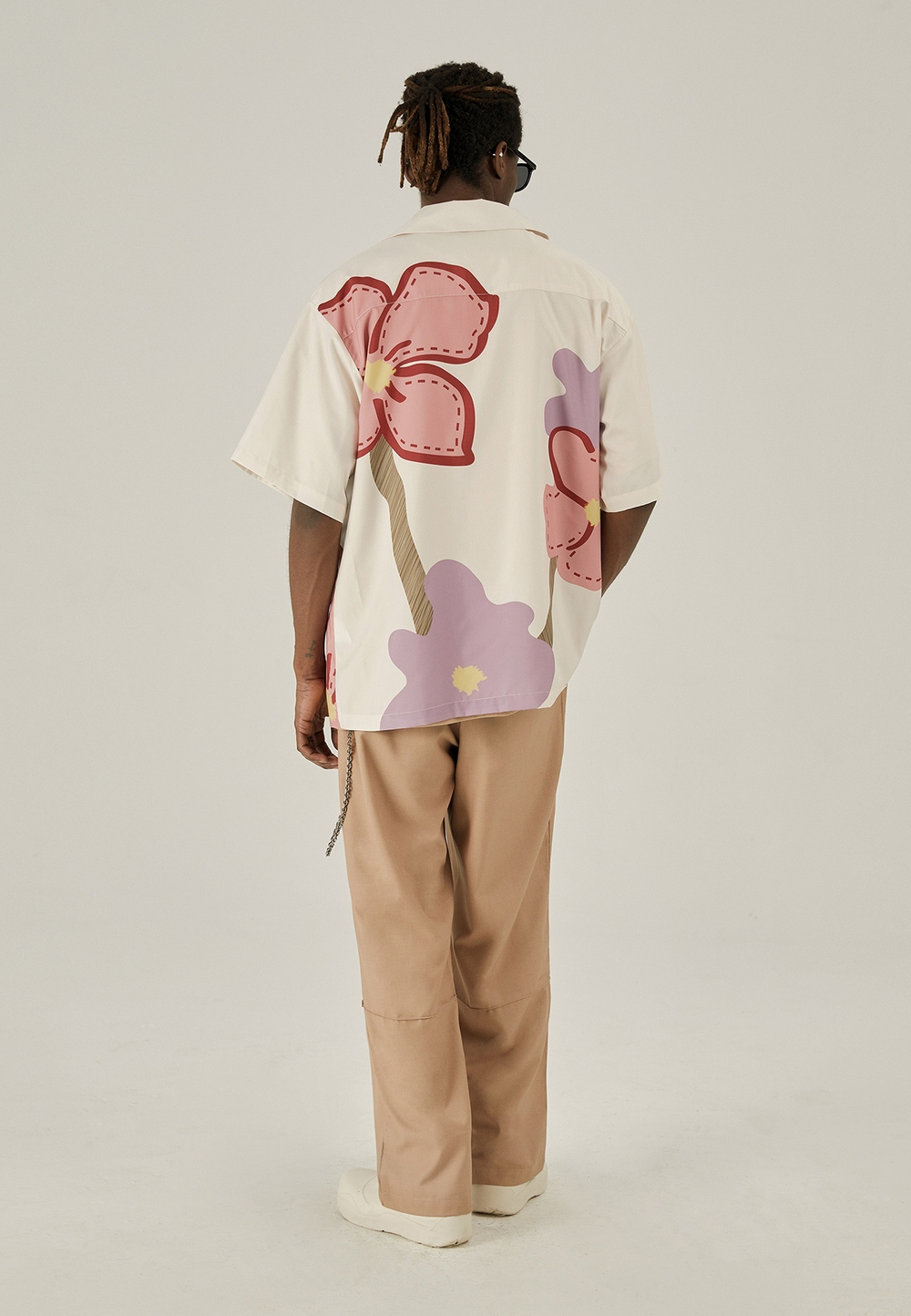 Рубашка ER "Abstract Flowers" Short-Sleeved Shirt