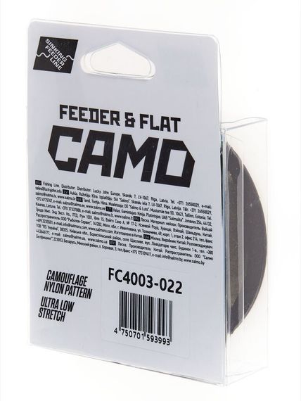 Леска монофильная Feeder Concept FEEDER & FLAT Camo 150 м, 0,22 мм