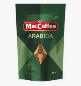 КОФЕ MACCOFFEE ARABICA 75ГР ДОЙПАК