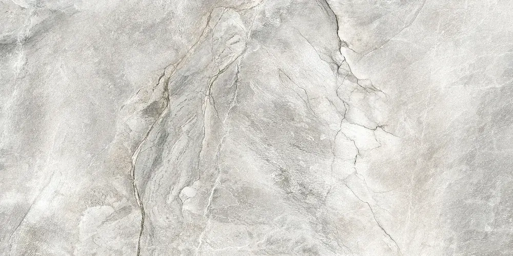 Керамогранит Alma Ceramica GFA114VLC07L Vulcano 114x57 серый лаппатированный под камень