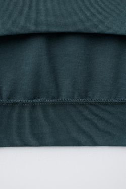 ZARA КОМПЛЕКТ ИЗ ТОЛСТОВКИ И ДЖОГГЕРОВ С НАДПИСЬЮ, СИНИЙ