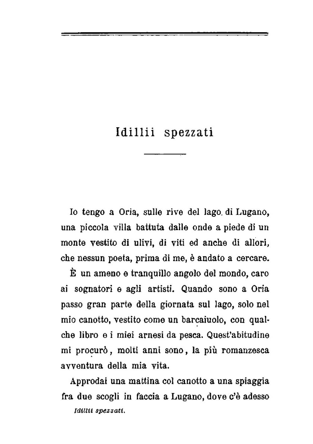 Racconti Brevi | Fogazzaro Antonio