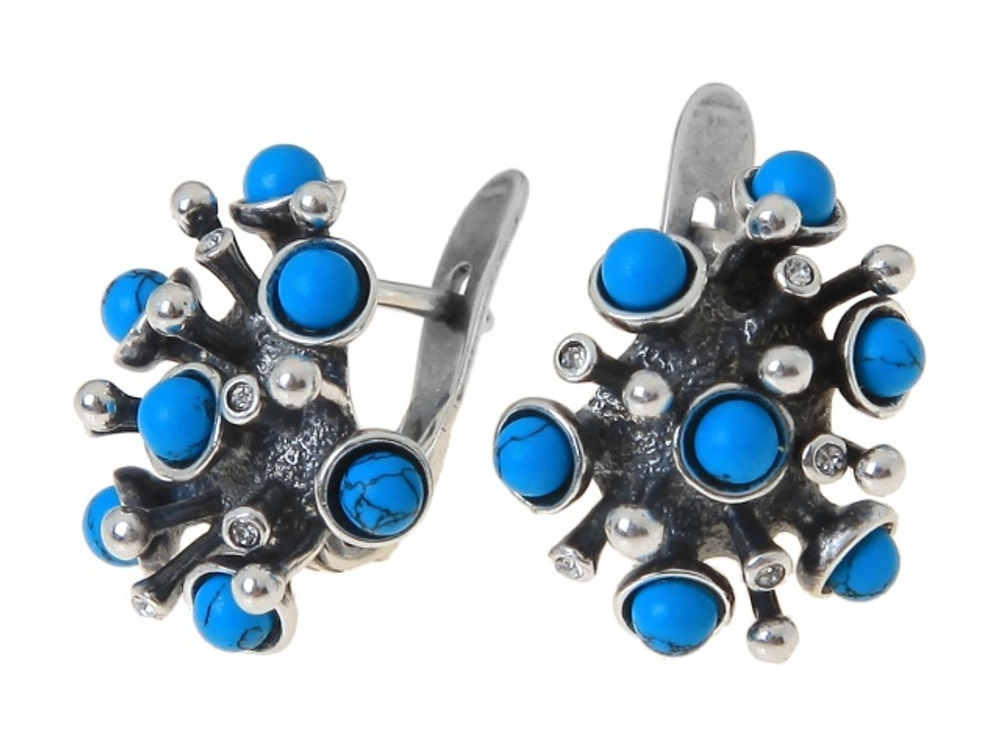 "Поэма"  серьги  из коллекции "Самоцветы" от Jenavi