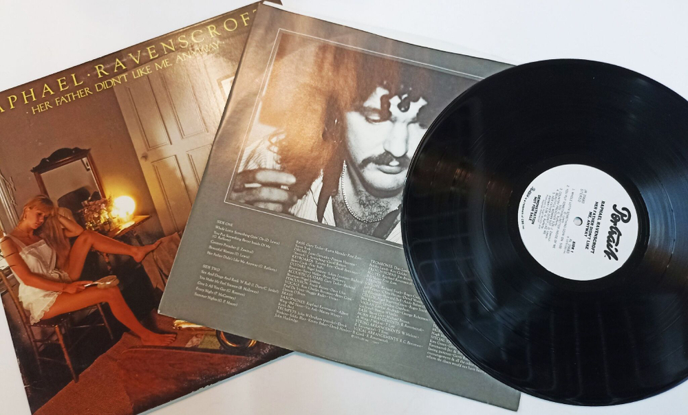 Винтажная виниловая пластинка LP Raphael Ravenscroft Her Father Didnt Like Me Anyway (USA Promo 1979)