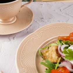 Тарелка d 23 см h2,3 см Aristocrat Peach Tea Noble [6]