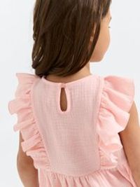 Платье муслиновое "Пудра"