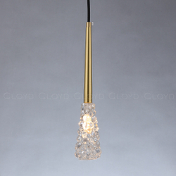 Подвесной светильник Cloyd ALEMAND-B P1 / латунь (арт.11093)