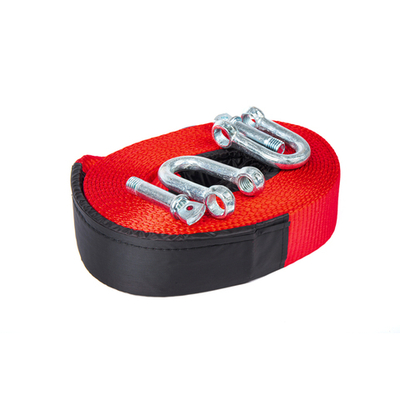 Трос буксировочный динамический 9 м, 9т стропа шириной 70 мм со скобой М18, в сумке ARNEZI A0904025