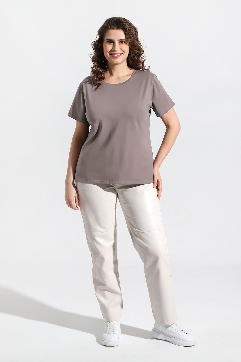 Футболка Базис-4 Виотекс ТЁМНО-БЕЖЕВЫЙ