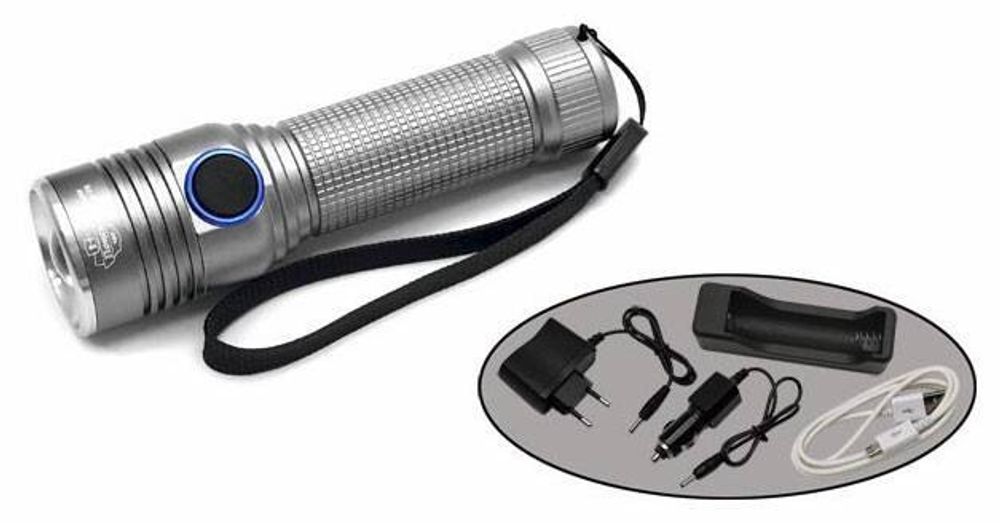 Фонарь ручной LED USB MX-S26-T6