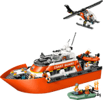 Конструктор LEGO City 60504 Coast Guard Rescue Boat & Helicopter