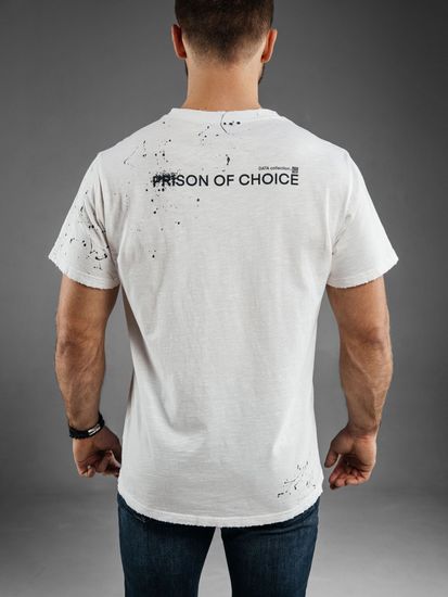 Serdyukov футболка Prison of choice одежда унисекс стиль принт качество