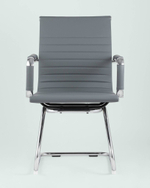 Кресло для посетителей TopChairs Visit серое 2 шт.