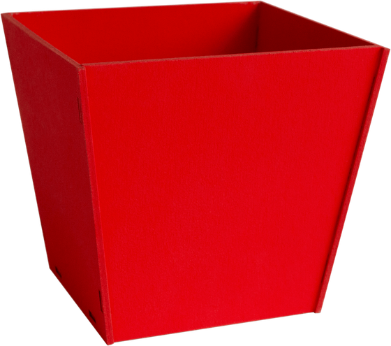 Кашпо маленькое (красный)
