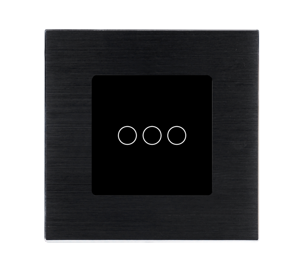 Стеклянная панель для рамки 3KL-BK 47*47мм ЧЕРНЫЙ