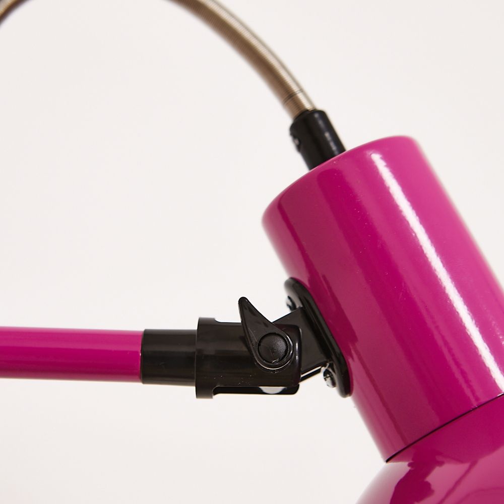 UML-T702 E14 PINK Торшер напольный под лампу Е14. 60W. с регулировкой наклона. Механический выключатель. Розовый. ТМ Uniel