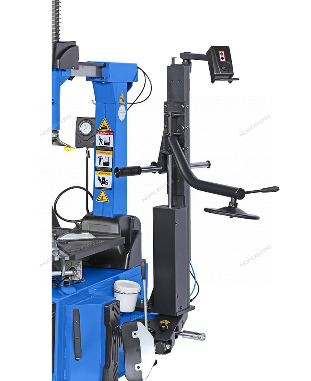Станок шиномонтажный автомат, инверторный, стол с накладками, 220 В, синий NORDBERG 4643ID (B)
