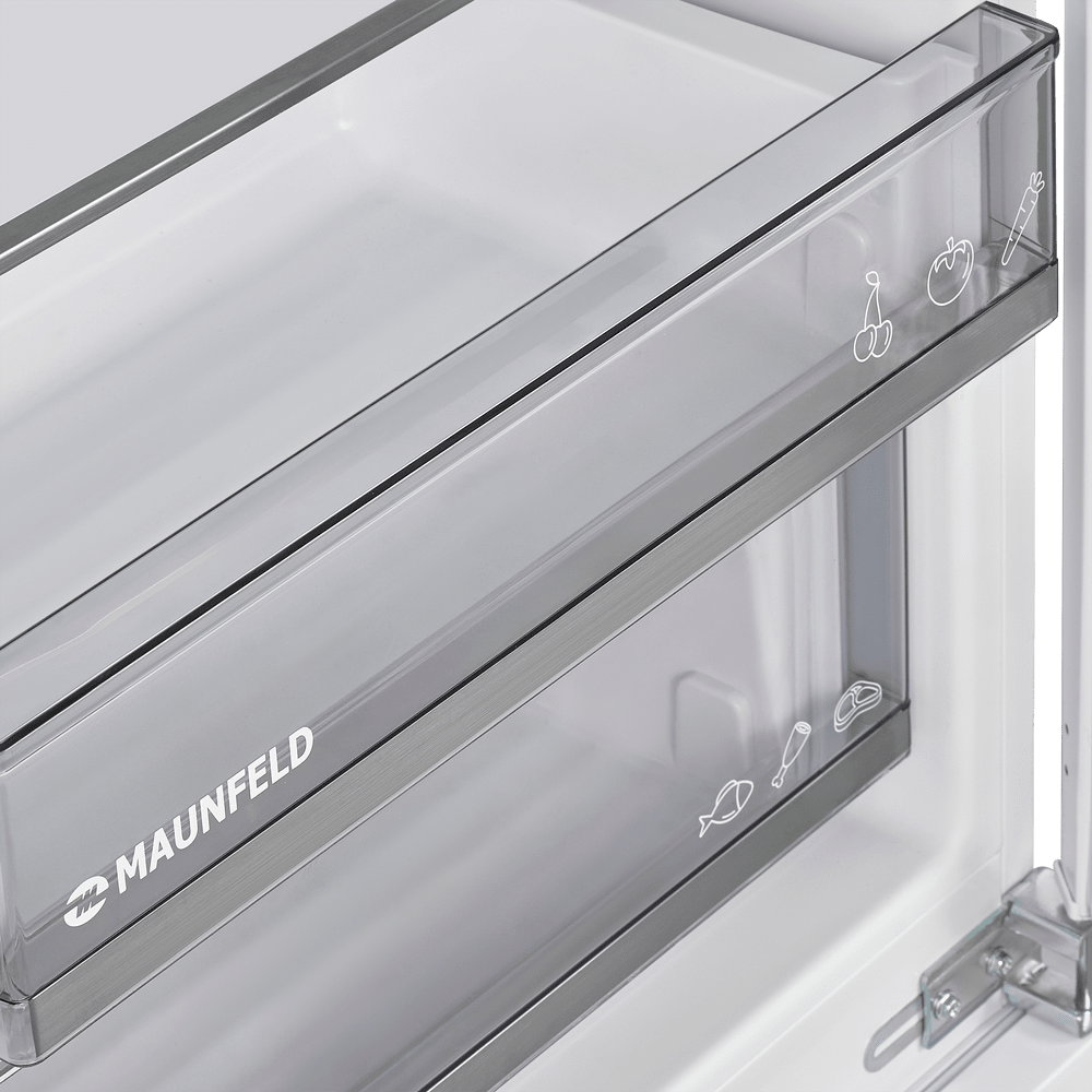 Встраиваемый холодильник с инвертором MAUNFELD MBL177SWGR Inverter