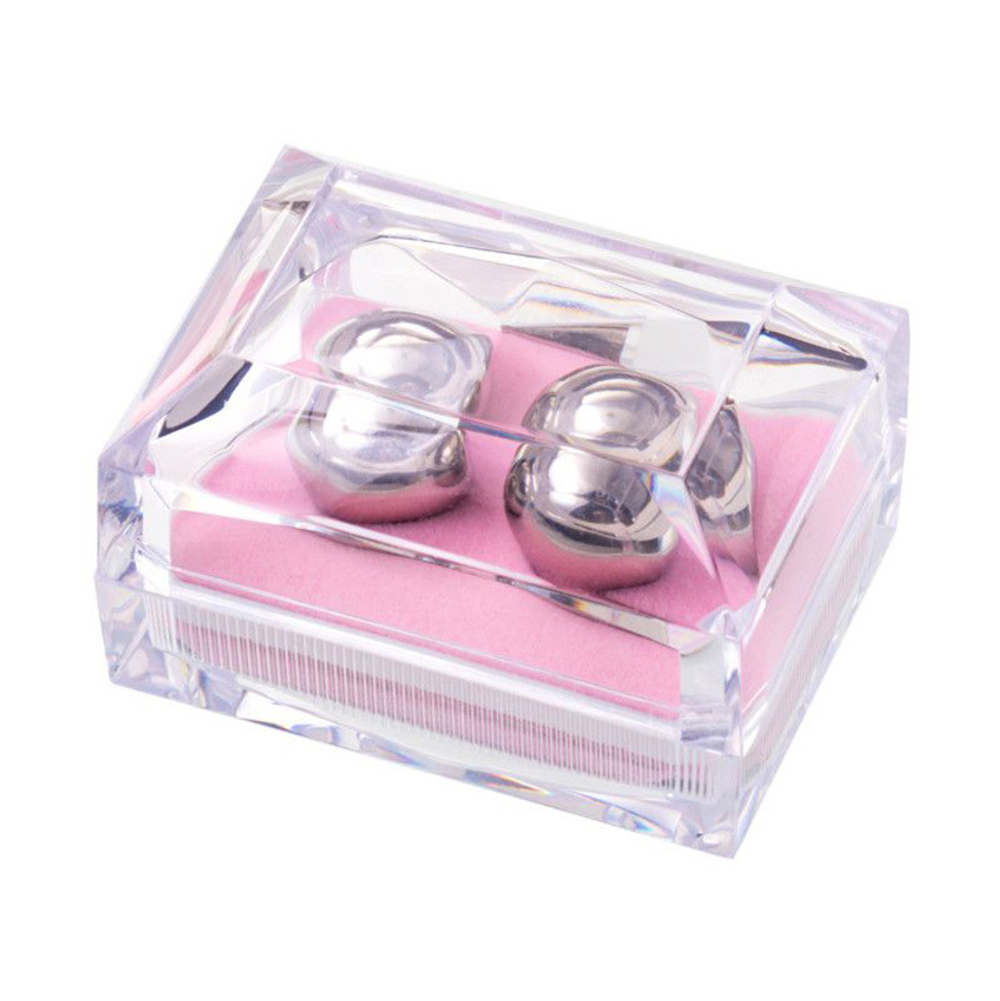 Металлические вагинальные шарики 2см для тренировки интимных мышц ToyFa Metal 715011