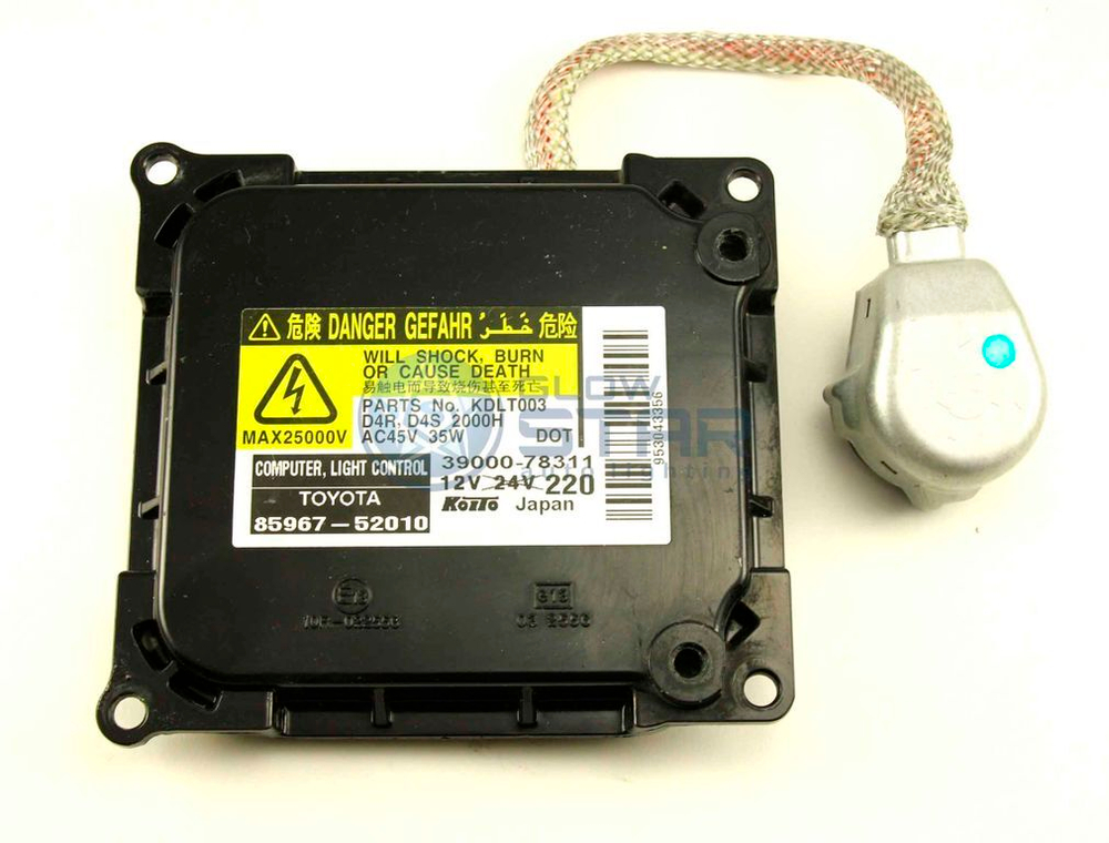 Блок розжига Koito Japan D4S/D4R KDLT003, 85967-52010 (39000-78311), Б/У