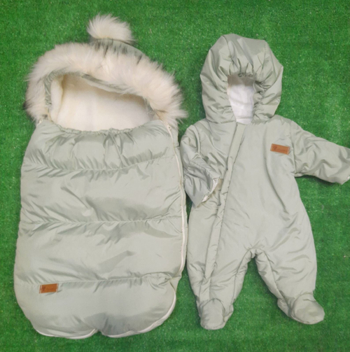 Комплект на выписку LUX (зима, фисташка)