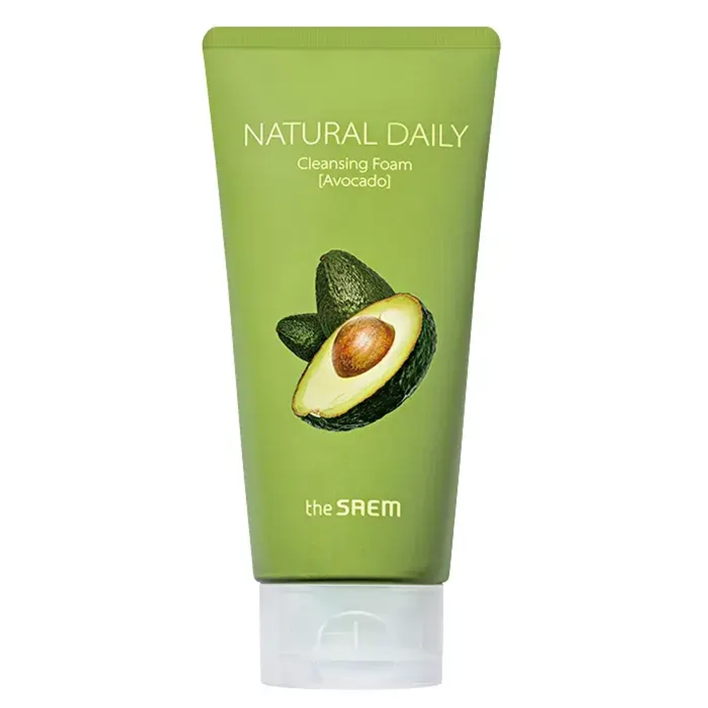Пенка для лица с экстрактом авокадо the Saem Natural Daily Cleansing Foam Avocado 150ml