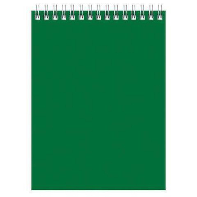 Блокнот А5 60л. клетка на гребне зеленый "Для конференций" (BG)