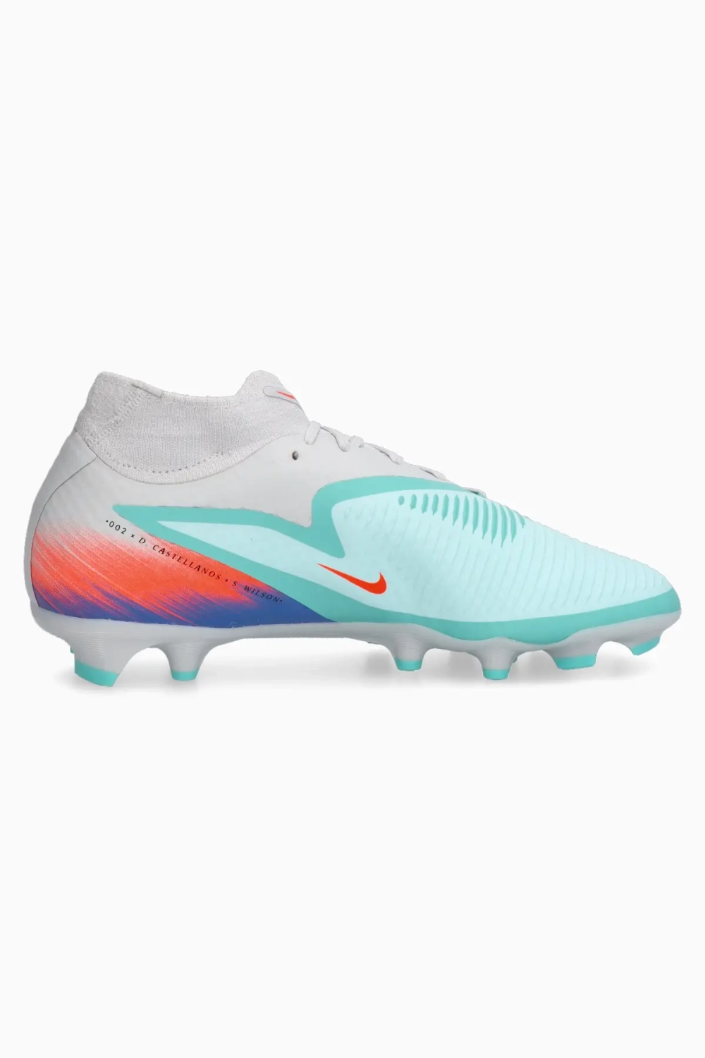 Бутсы Nike Phantom 6 High Academy FG/MG - бирюзовый