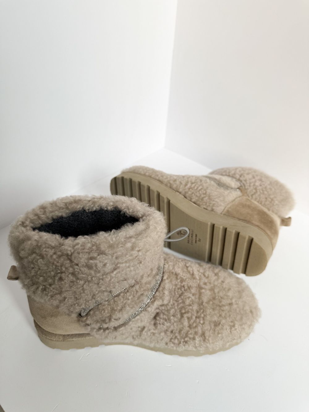 Комбинированные ботинки Brunello Cucinelli, 33