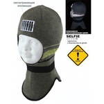 Шапка-шлем детская SELFIE SHLm 0 ELIS ACR-H (на хлопковой подкладке) черный р-р 50-52