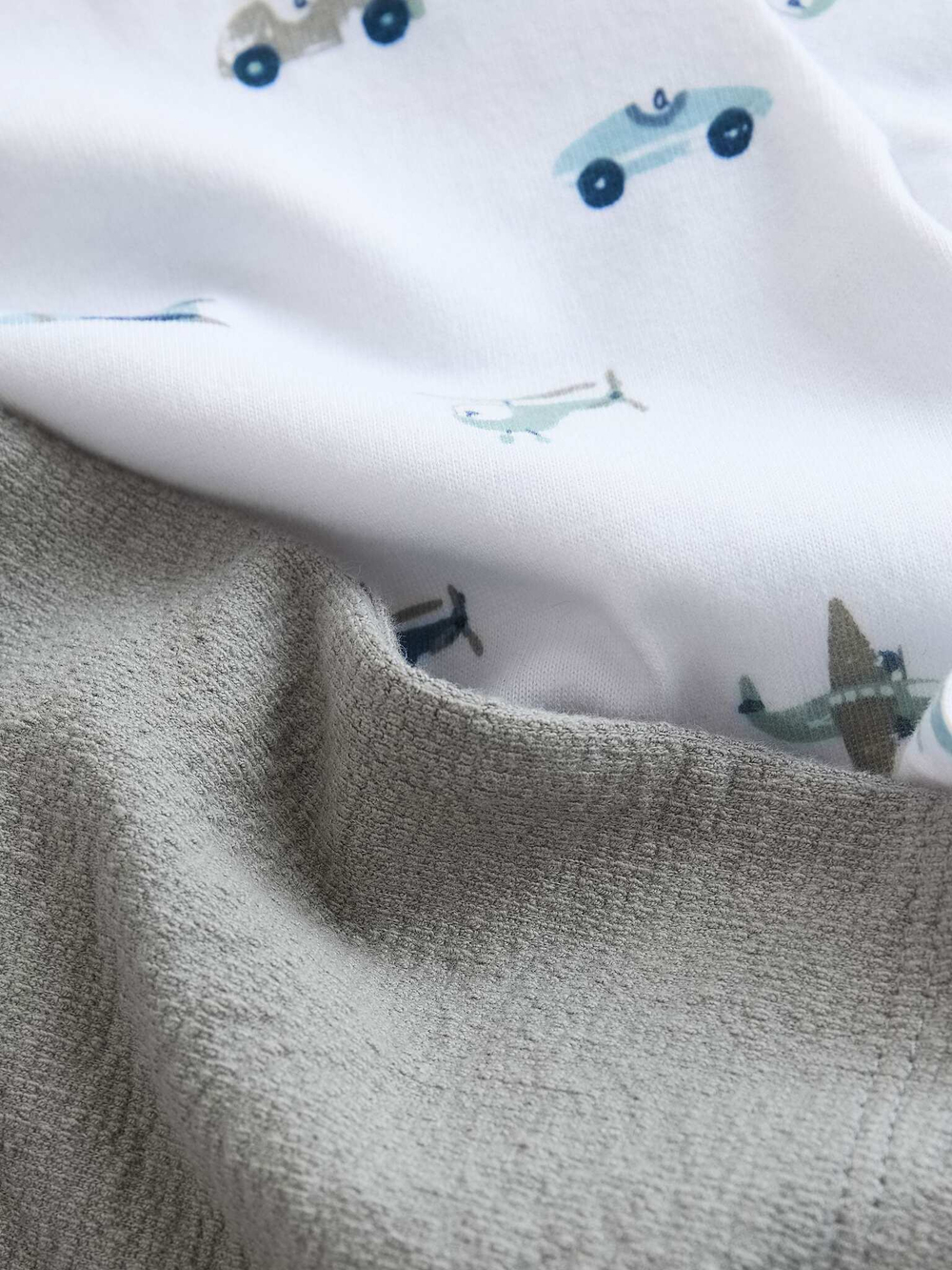 Футболка и шорты в комплекте для мальчика Next E63-605, Белый, Серый