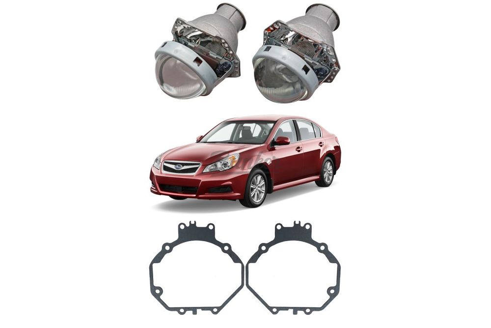 Готовый комплект для замены штатных линз Subaru Legacy, Outback, B14 2009-2014