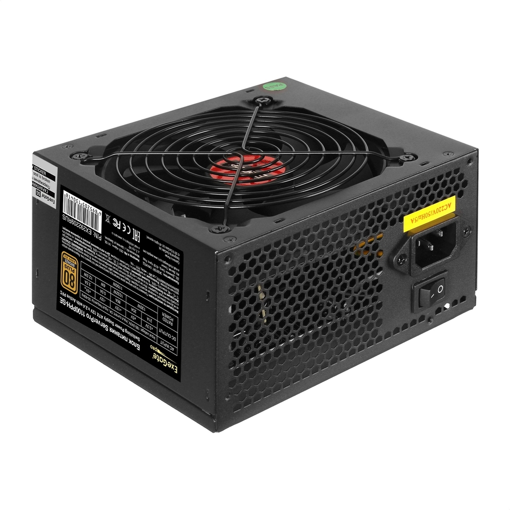 Блок питания ATX Exegate ServerPRO 80 PLUS Bronze 1100PPH-SE