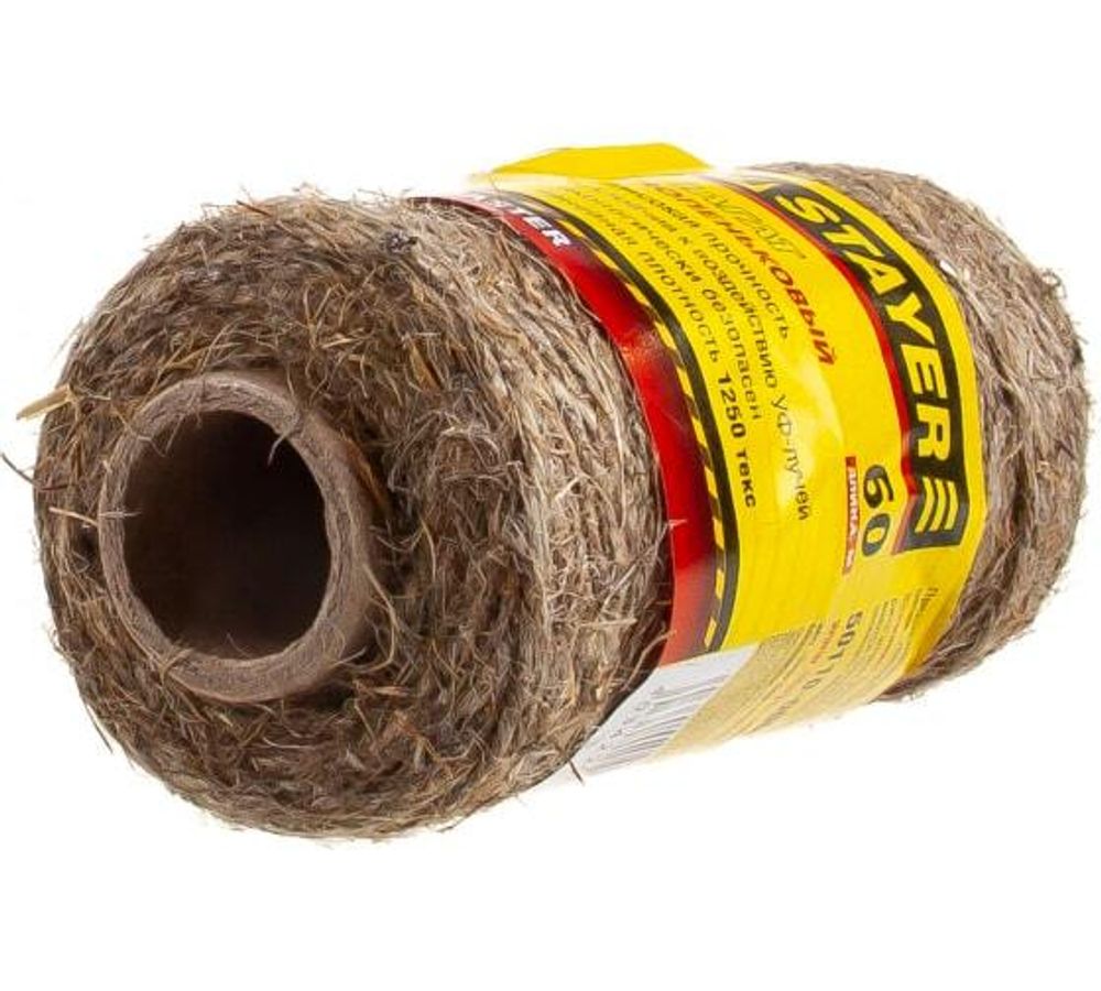 Шпагат STAYER, бытовой, 1,4 мм, 60 м 50110-060