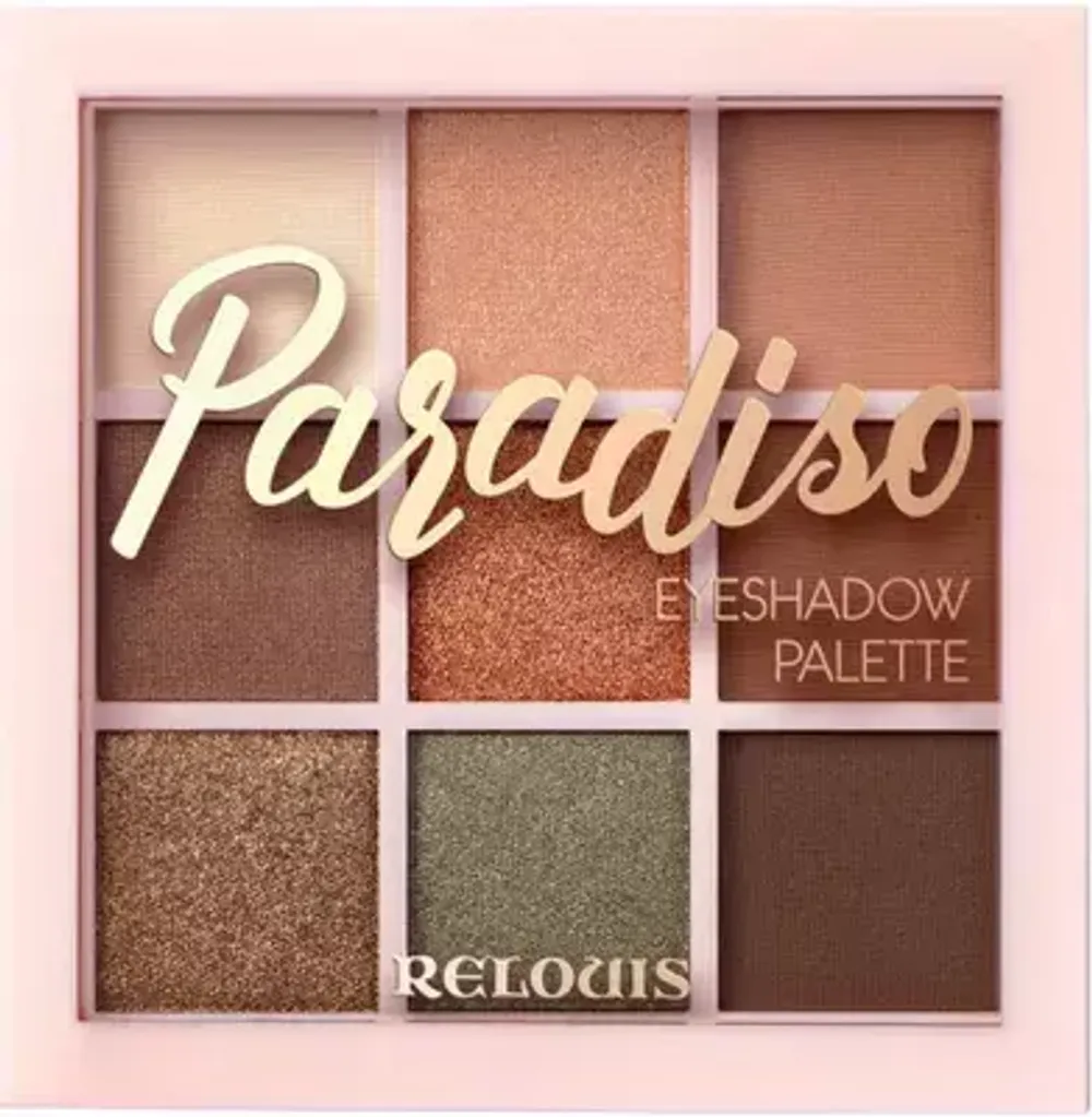 Палетка теней для век Relouis Paradiso Eyeshadow Palette - 03 Warm