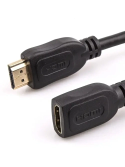 Удлинитель HDMI 2.0 (M/F) TELECOM 2 метра 4K 60Hz высокоскоростной (TCG200MF-2M)