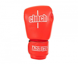Перчатки боксерские Clinch Muay Thai красные C170
