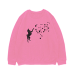 Свитшот "Басенджи и бабочки"