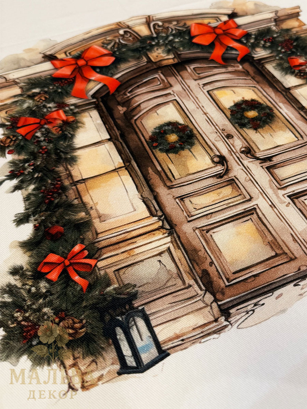 Кухонное полотенце "Приближение Рождества" 50x70см