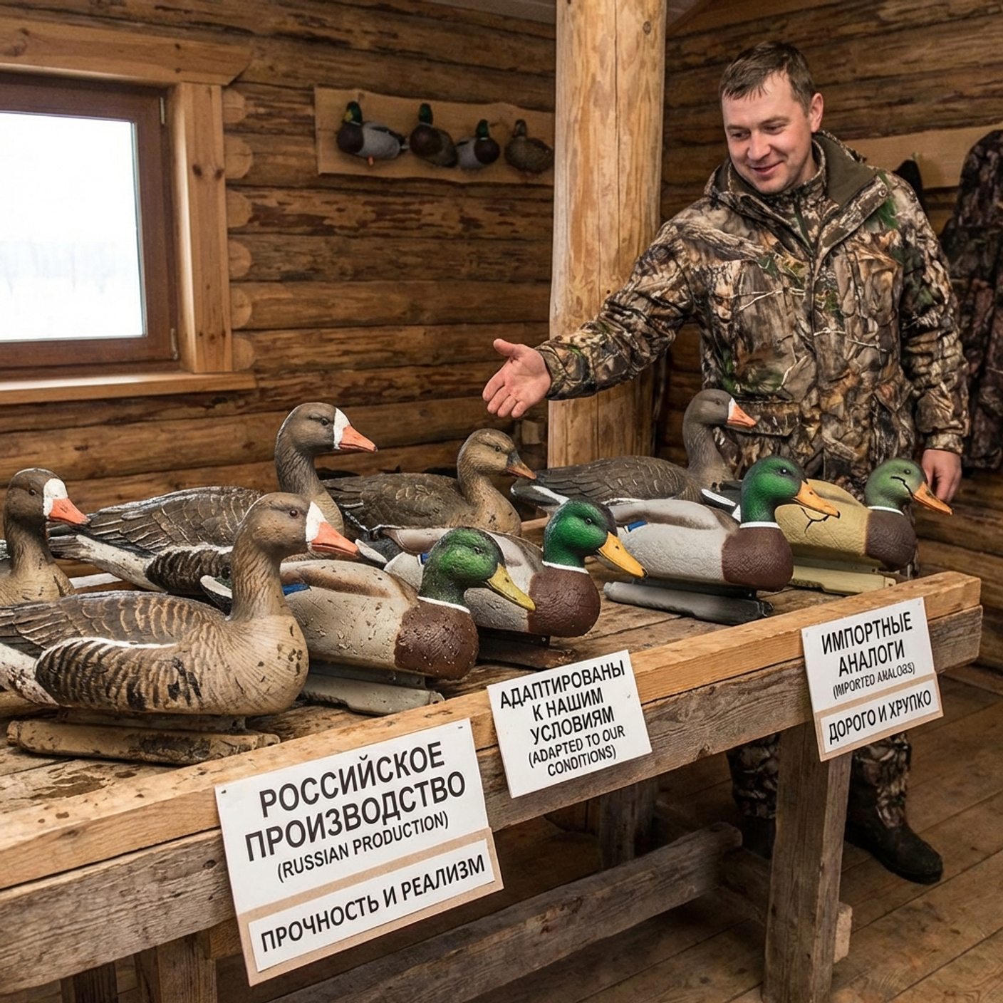 Преимущества российских чучел перед импортными аналогами