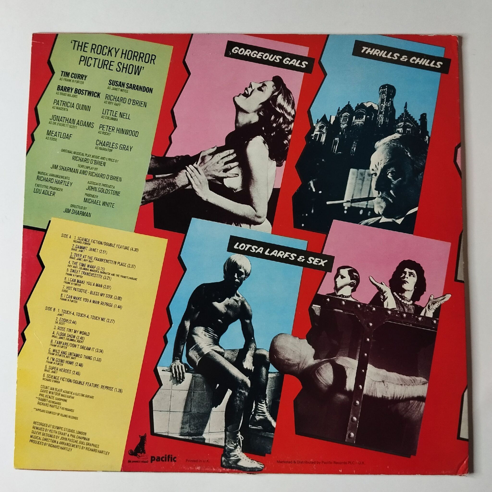 Винтажная виниловая пластинка LP The Rocky Horror Picture Show Шоу ужасов Рокки Хоррора (UK 1977)