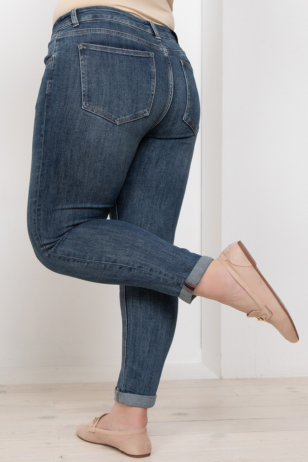 6053 Брюки джинсовые