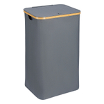 Корзина для белья Neat Tall, 41х35х74 см, серая
