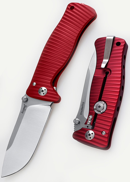 Нож LionSteel серии SR-1 рукоять красная