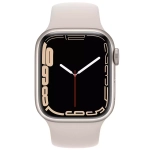 Смарт-часы Apple Watch Series 7 A2473, 41мм, MKMY3LL/A, Startlight Aluminum Case/Starlight Sport Band