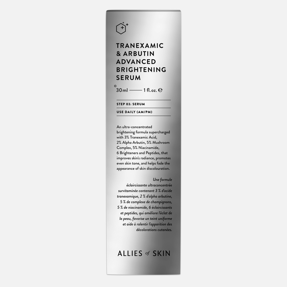 ALLIES OF SKIN Tranexamic & Arbutin Advanced Brightening Serum Осветляющая сыворотка с транексамовой кислотой и арбутином, 30 мл