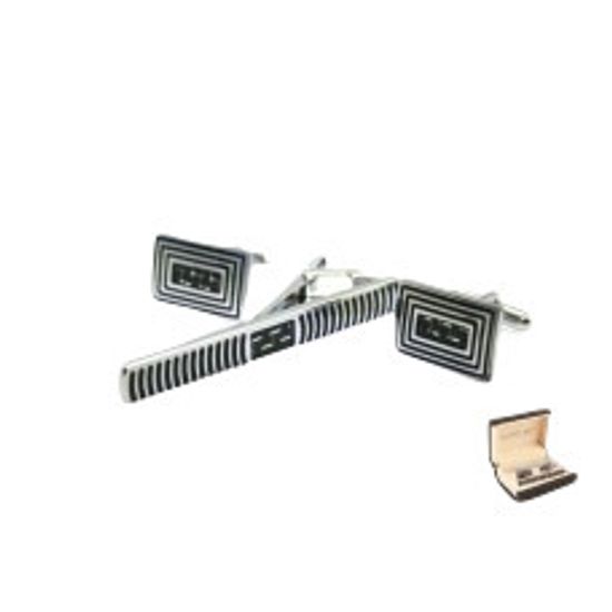 Зажим для галстука и запонки №2986